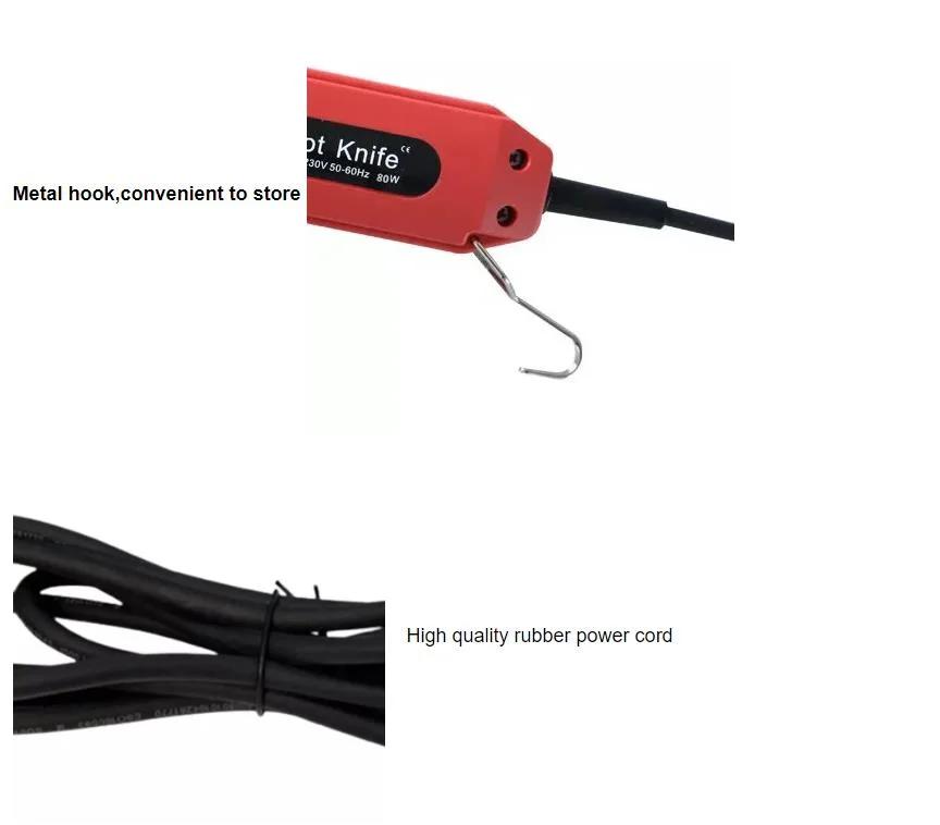 Hot Wire Electric Handhold Fabrics Rope Plastic Heat Cutting Gun