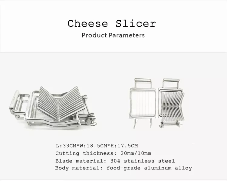 Best Sale Stainless Steel Handle Block Cheese Wire Slicer Cutter Board Kit Cheese Slicing Machine