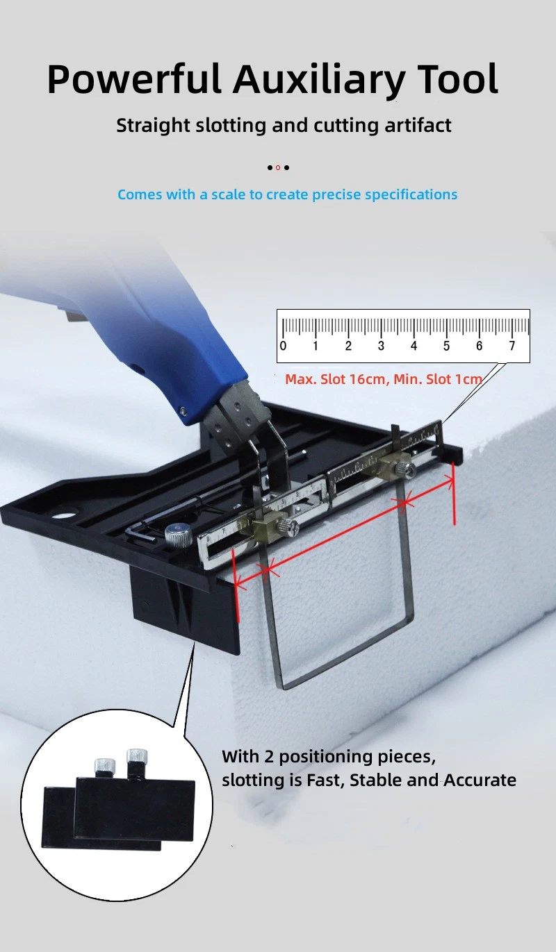 Customized Small MOQ Electric Wire 200W Hot Heating Cutting Grooving EPS Knife Foam EVA Sponge Cutter