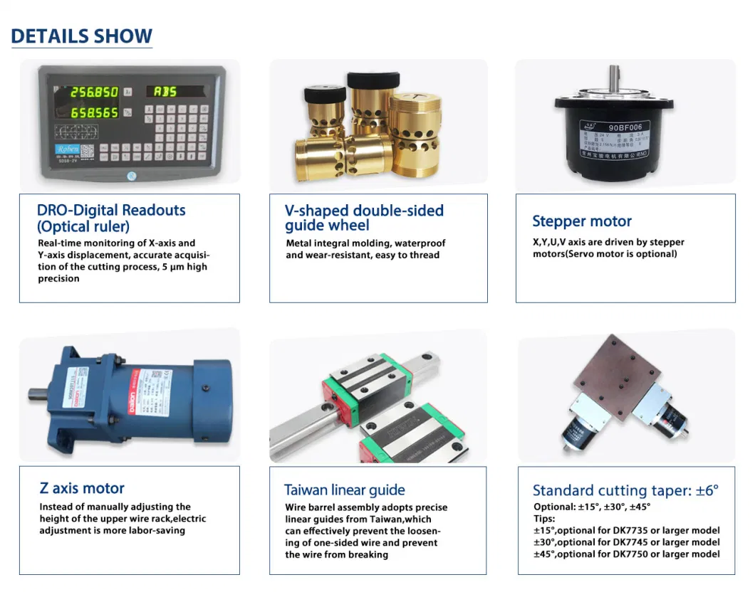 Dk7720 CNC EDM Wire Cutting Machine Price High-Speed