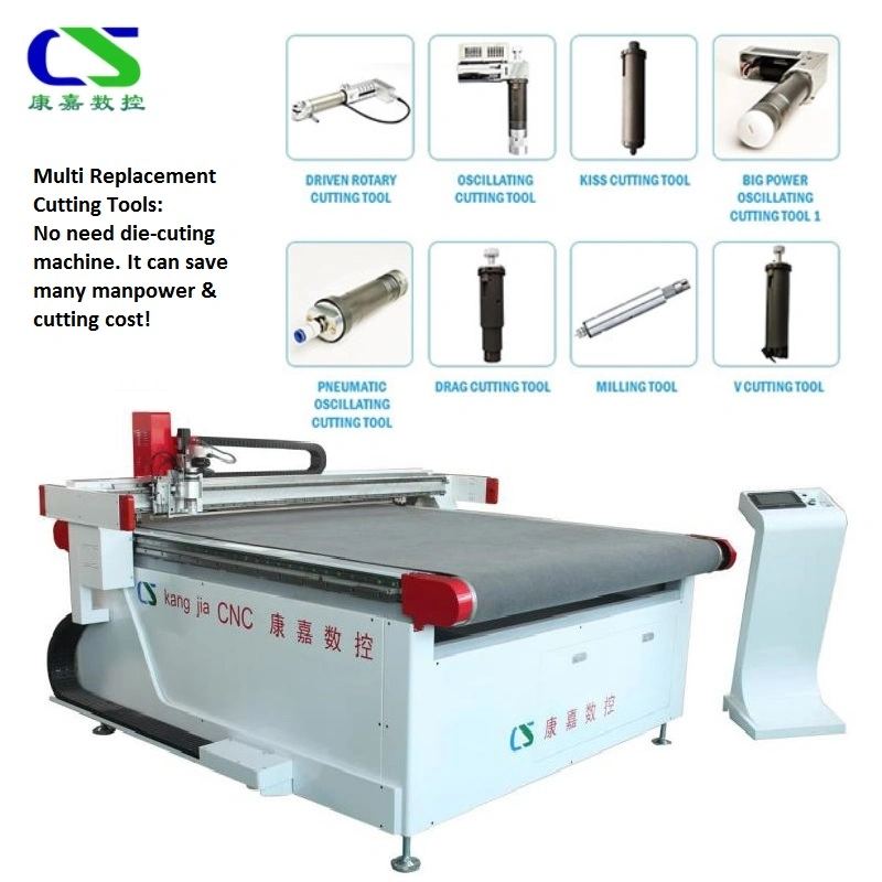 CNC Digital Vibration Knife Heat Resistant Silicone Foam Sheet Cutting Machine for Sale