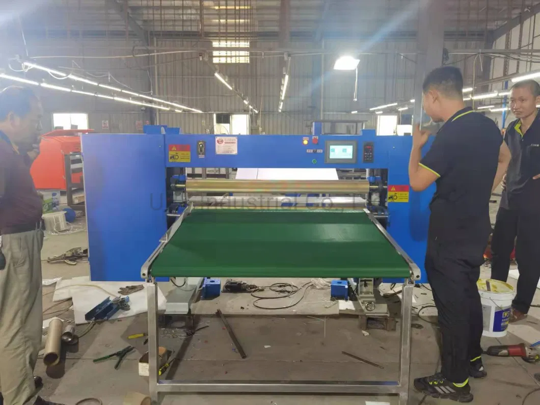 High Accuracy Electric EPE Foam Sheets Plank Slitting Cutting Cutter Machine