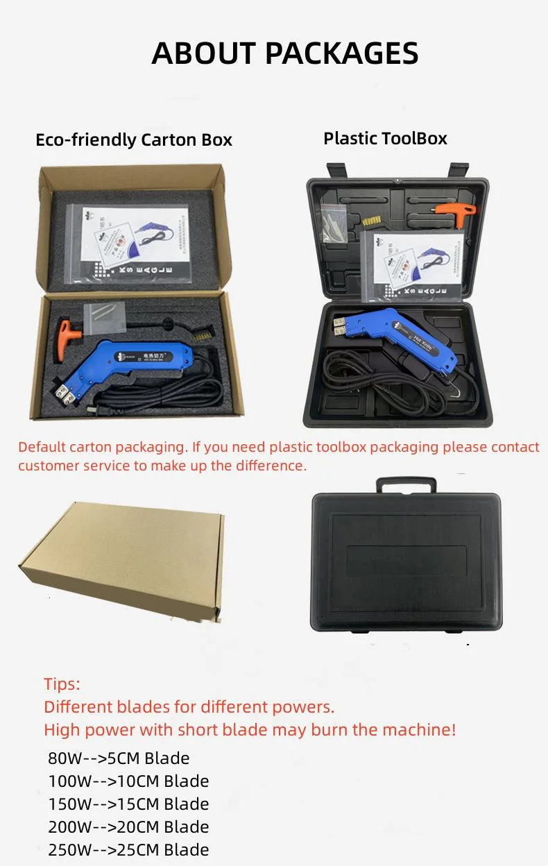 DIY Air-Cooled Electric Heat Cutter with Double Blades for Sponge EPS XPS EPE Kt Board