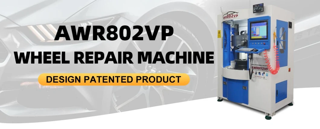 Crystal Machinery Vertical Diamond Cutting Wheel Repair Machine Rim Refurbishment Awr802vp