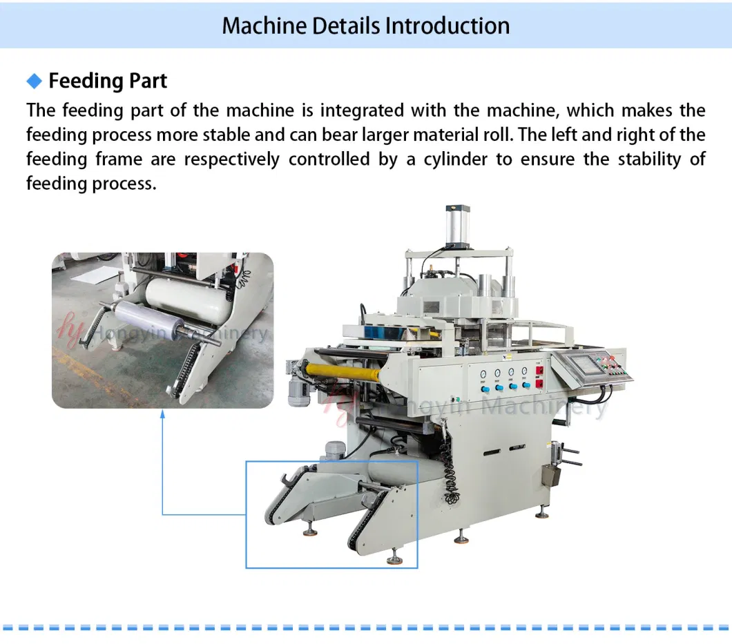 Automatic Plastic Tray Forming Plastic Polystyrene Thermoforming Machine of in-Mould Cutting Process