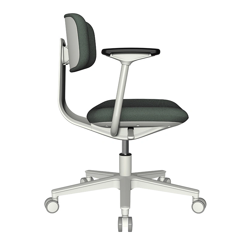 Sovan Office Chair Modern Moulded Seat and Back Foam in Grey Plastic Frame Multi-Color Fabric Conference Training Meeting Chair