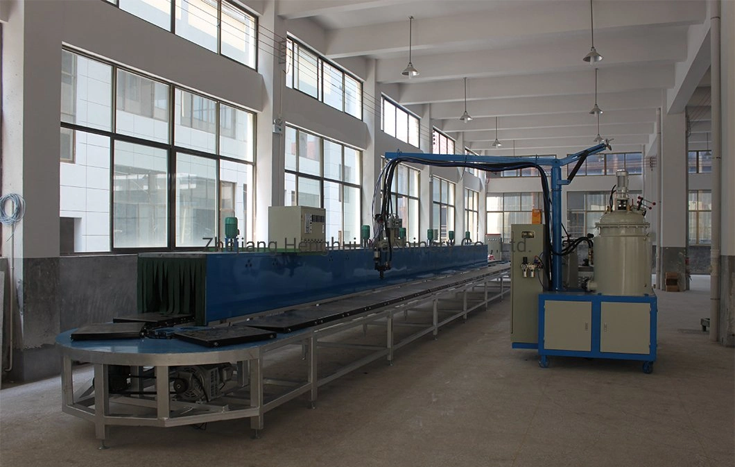 Industrial Continous Oval Ring Automatic Spraying Polyurethane PU Foam Making Machine