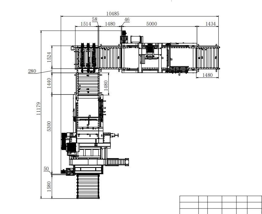 Fully Automatic Continuous Cutting Production Line for Marble Granite Tiles Cement Products