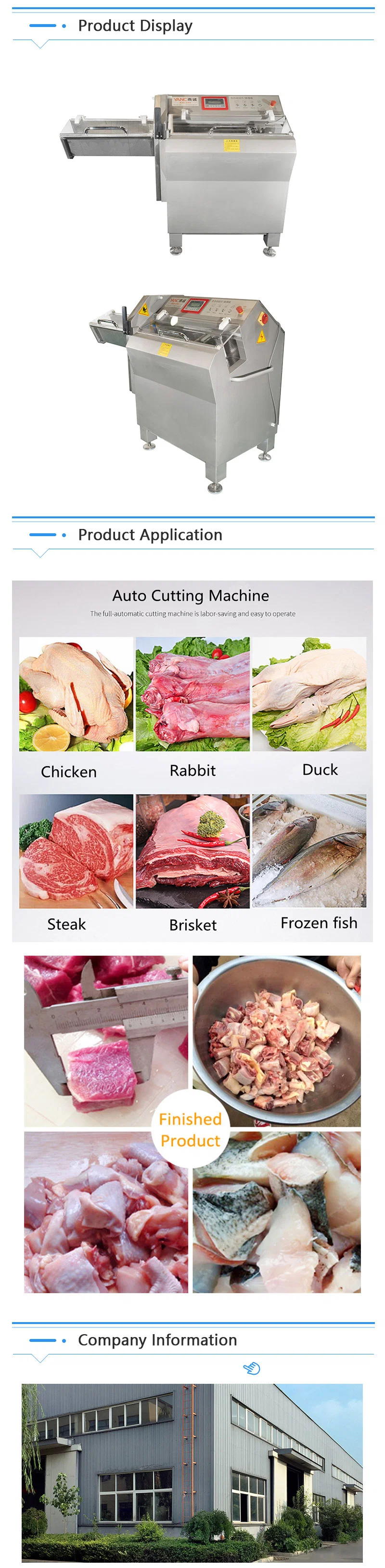 Industrial Commercial Table Electric Fish Pork Beef Beef Frozen Meat Steak Rib Band Saw Knife Cutting Machine