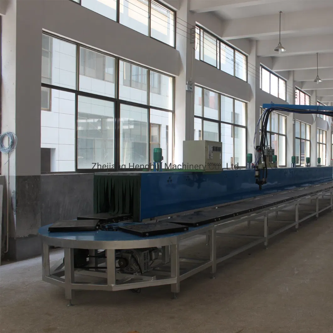 Industrial Continous Oval Ring Automatic Spraying Polyurethane PU Foam Making Machine