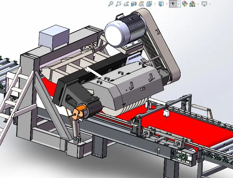 Fully Automatic Continuous Cutting Production Line for Marble Granite Tiles Cement Products