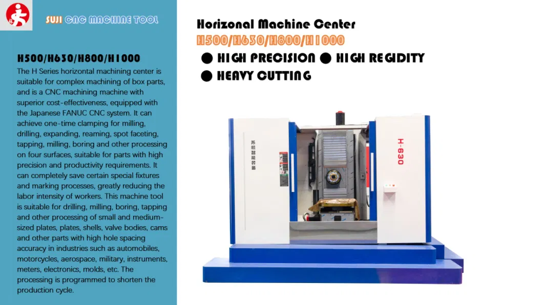 Suji CNC Horizontal Machining Center Milling Boring Cutting Lathe Machine