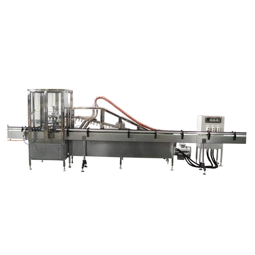 Automatic Packing Line Pharmaceutical Air Freshener Cleaning Insecticide PU Shaving Foam Cosmetic Spraying Sprayer Paint Spray Aerosol Filling Sealing Machine