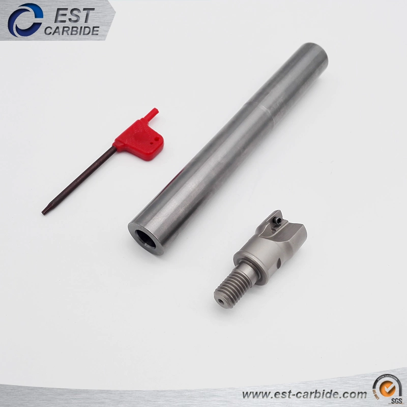 Solid Carbide Anti Vibration Boring Bar with Coolant and Threaded