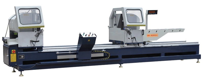 CNC Double Head Precision PVC Profile Cutter Saw Windows Doors Processing Machinery 500*4200 Making Equipment Aluminum Profile Cutting Machine