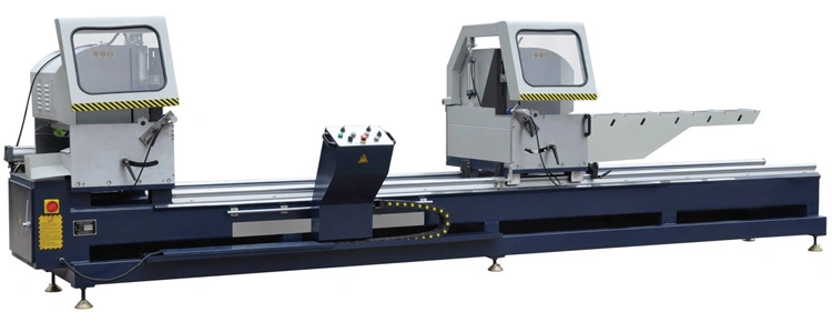 CNC Double Head Precision PVC Profile Cutter Saw Windows Doors Processing Machinery 500*4200 Making Equipment Aluminum Profile Cutting Machine