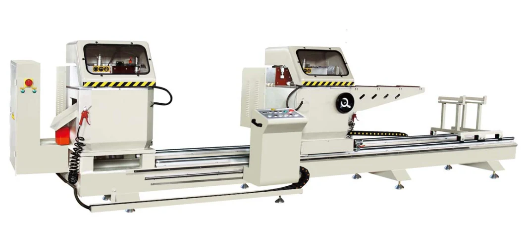 CNC Double Head Precision PVC Profile Cutter Saw Windows Doors Processing Machinery 500*4200 Making Equipment Aluminum Profile Cutting Machine