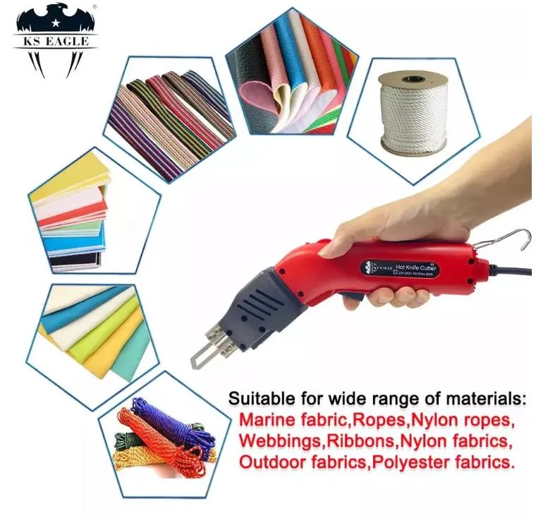 Hot Heated Electric Wire Easy Working Rope Fabrics Cutter Knife
