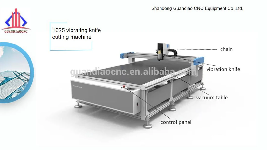 Circular Knife Vibration Knife Paper Cutter CNC Cutting Machine