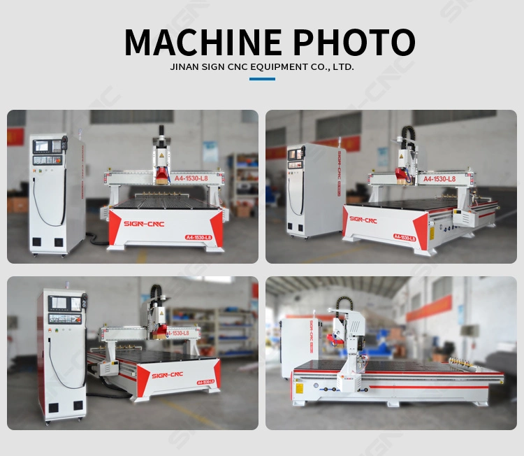 1325 Atc CNC Router 1530 3D Wood Carving Cutting Machine Woodworking Machinery with Linear or Carousel Tool Changer