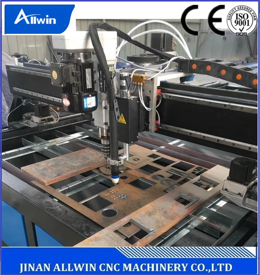 1325 CNC Plasma Cutter with Drilling Head for Carbon Steel