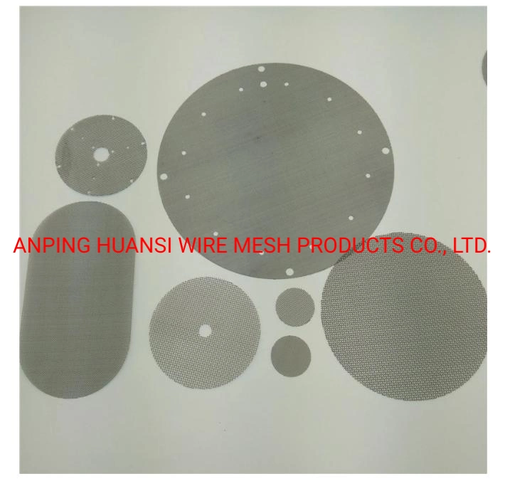 Spot-Welded/Covered-Edge Multi-Layer Wire Mesh Filter Discs