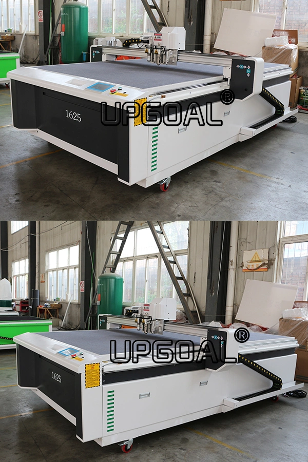 Paper Box Carton CNC Cutting Machine with Oscillating Knife /Creasing Wheel/Mark Pen