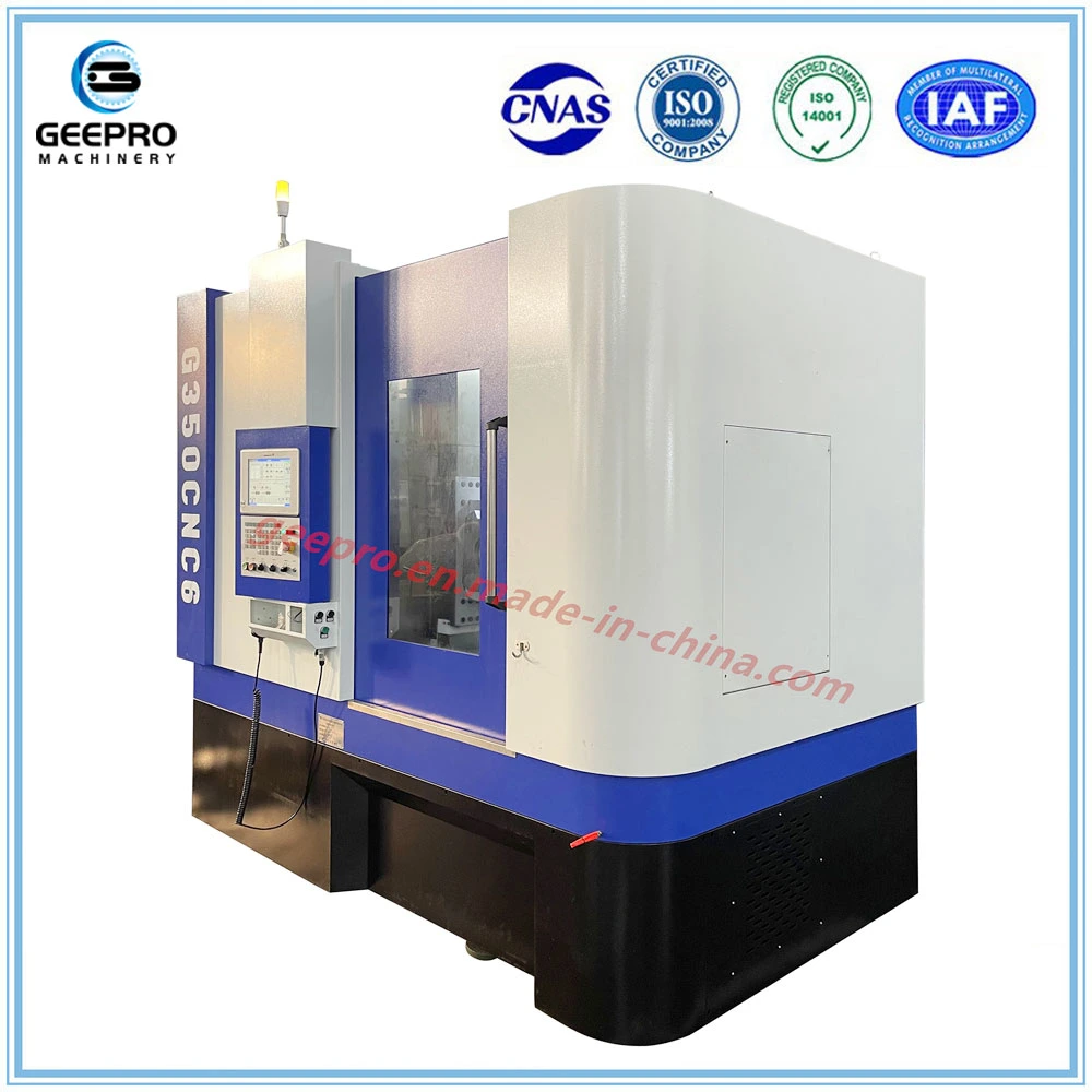 6axis CNC Vertical Gear Hobbing Machine for 1-4 Module Dia200mm Cutting