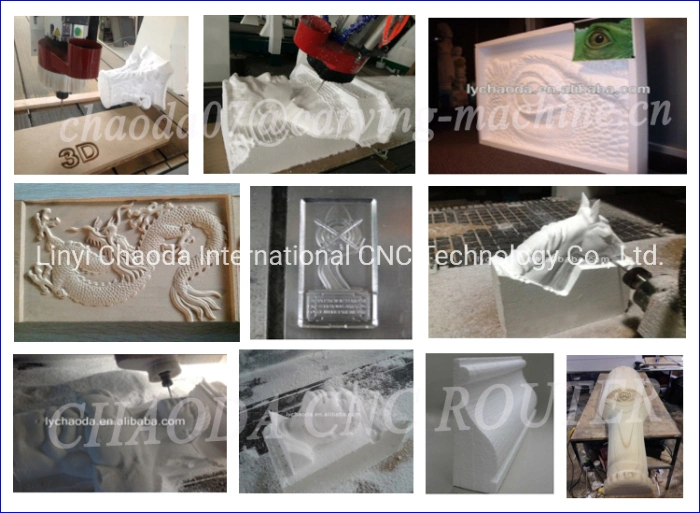 3D Foam Mold Carving CNC Router 4 Axis Foam Cutter Styrofoam Engraving Machine