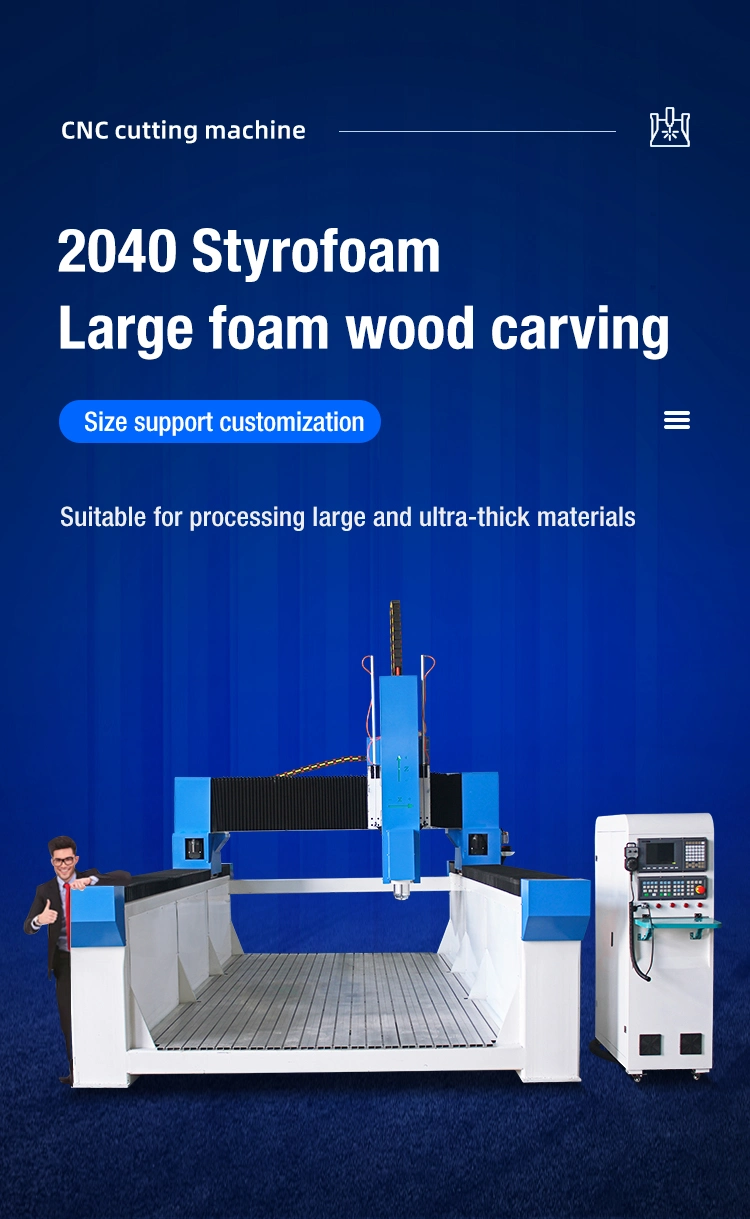 CNC Heightening Polylon SL1325 Router 3.0 Kw Three-Axis Four-Axis Five-Axis Router Foam Cutter