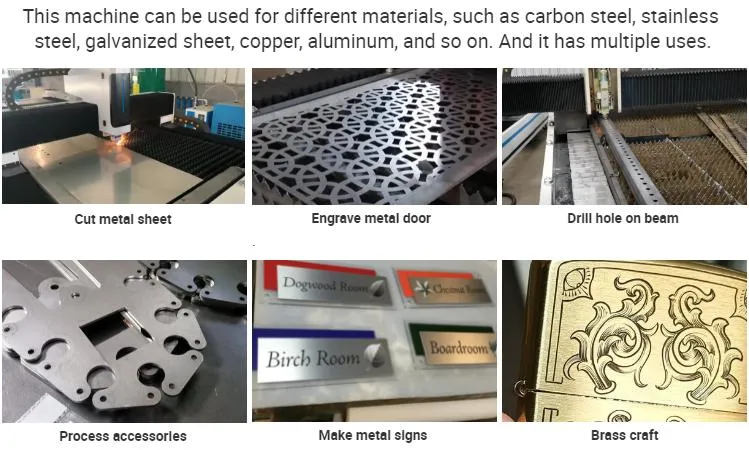 Long Service Life 3000W Fiber CNC Laser Cutting Machine for Metal Sheet