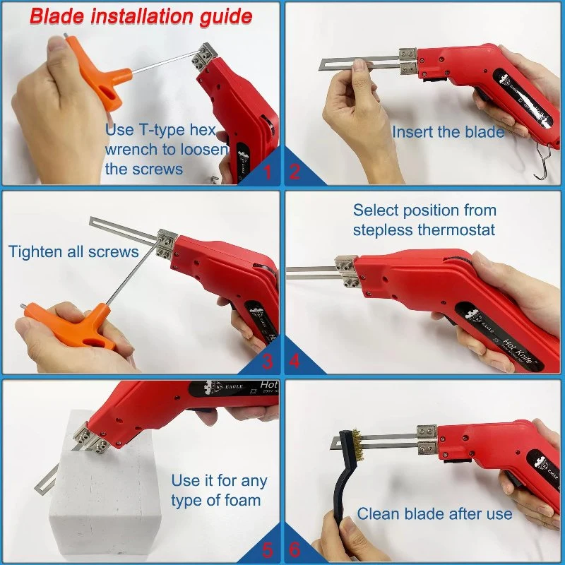 DIY Electric Hot Cutter Foam Sponge Cutting Grooving EVA Knife