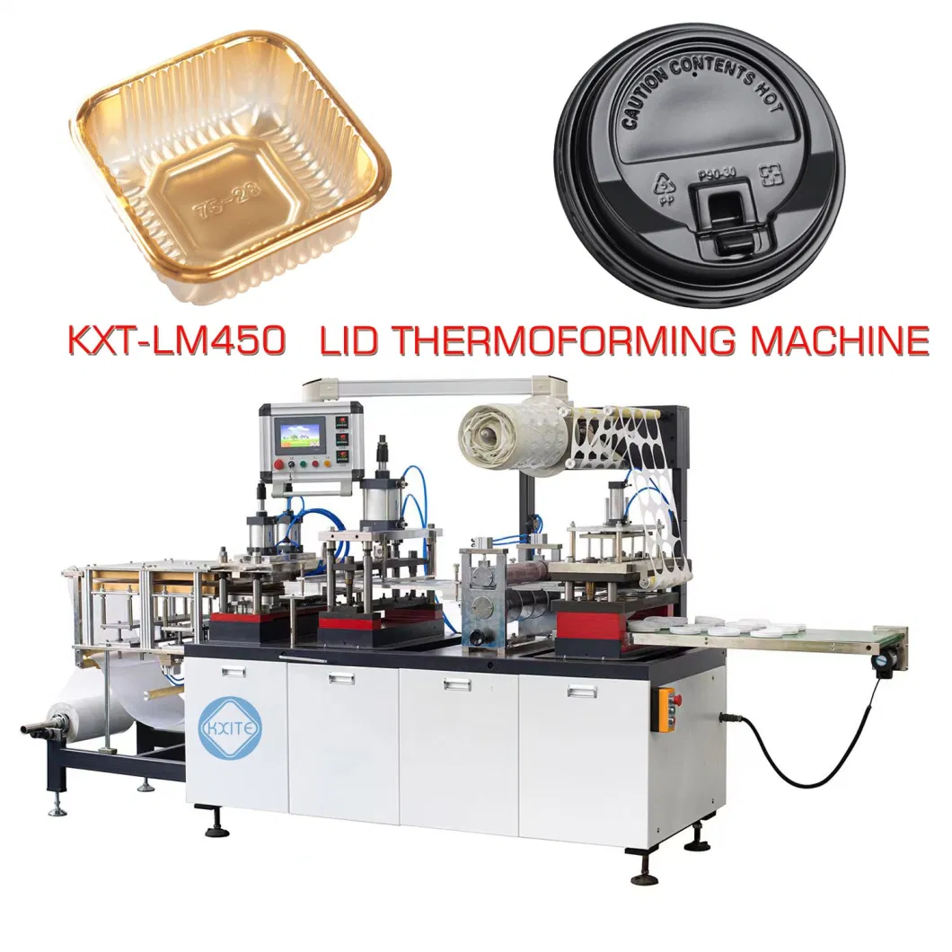 Fully Automatic Plastic Tray Forming Machine Plastic Polystyrene Thermoforming Machine of in-Mould Cutting Process