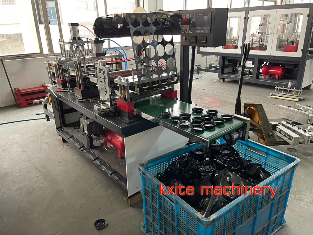 Fully Automatic Plastic Tray Forming Machine Plastic Polystyrene Thermoforming Machine of in-Mould Cutting Process