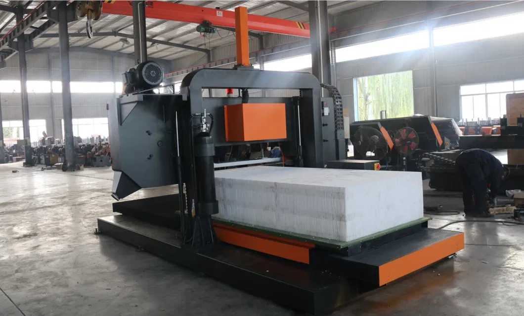 Customized Foam Brick Board Pulley Horizontal Plate Cutting Band Saw Machine