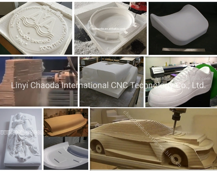 3D Foam Mold Carving CNC Router 4 Axis Foam Cutter Styrofoam Engraving Machine