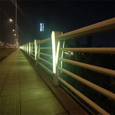 Elevated Tunnel Lighting Bridge Safety Fence with Light