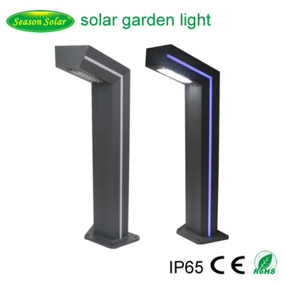 Energy Saving LED Light Lamp Pathway Rechargeable 6W Solar Garden Outdoor Solar Lawn Light with LED Strip Lighting