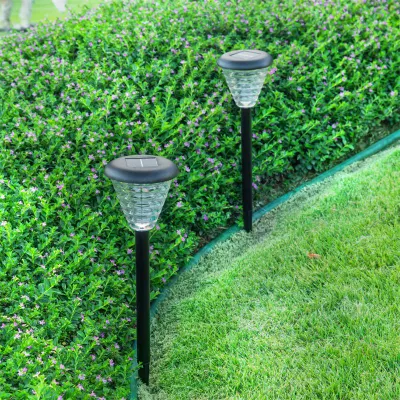 Quality Outdoor Lighting RGB 1.5W Colorful Ground Plug Light Park Pathy Yard Lawn Lamp LED Decoration Waterproof Lanscape Solar Garden Lights