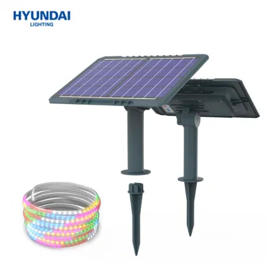 RGB LED Decoration Outdoor for Christmas Wedding Party Outdoor Decoration Solar Strip Light