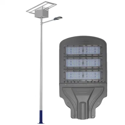 Outdoor with Motion Sensor Integrated All in One LED Lamp Post Solar Street Light