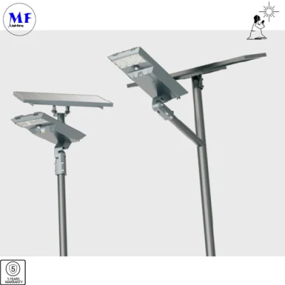 Factory Price 60W 70W IP66 Waterproof IR Motion Sensor 5000K 100lm/W Backyard Garden Roadway Public Area Flood Light LED Solar Street Light