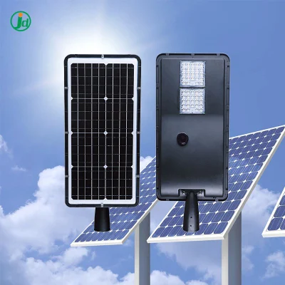 Commercial Public Induction Outdoor Lampadaire Solaire Post Light All in One LED Solar Street Light