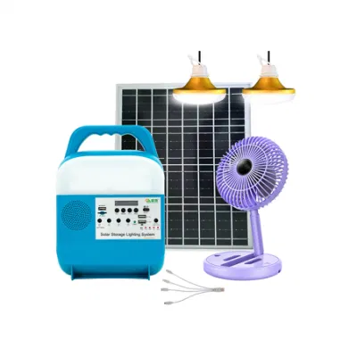 Indoor Solar Ceiling Light Solar Light Lamp Portable Electric and Solar Fan with USB and Light Sre-815b with Fan