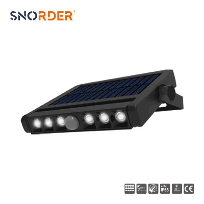 20W Modern Integrated Solar Wall Lamp 500lm Solar Outdoor Lighting IP55 Product Size 160*130*28mm