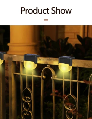 High Quality Automatic Sensor Switch Decoration Garden Yard Lighting Outdoor Waterproof LED Solar Wall Lamp Solar Powered LED Garden Step Light