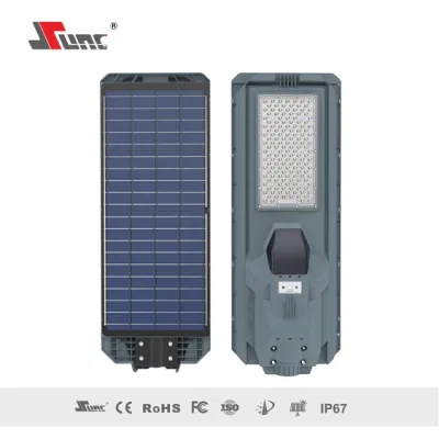 Sunc LED 800W 1200W Mj-Ssth800 Mj-Ssth1200 IP65 Outdoor Waterproof ABS Energy Saving Economic Dimmable All in One Solar Street Light with Motion Sensor Light