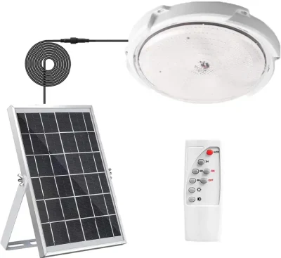 Indoor House Dustproof Solar Home Lighting System Dimming Home Lamp Panel Light