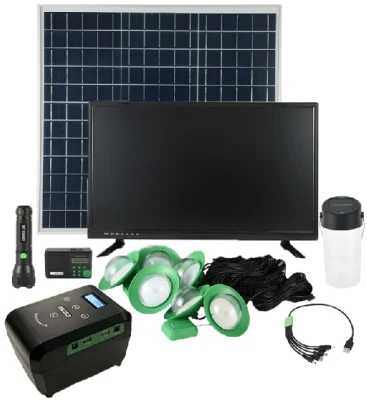 Premium Solar Lighting Home TV System