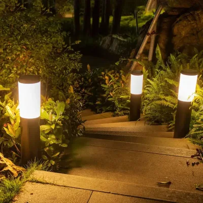 LED Solar Pathway Garden Landscape Fence Light Lamp Outdoor Waterproof Buried Lamp Ground Inground Lawn Solar Garden Light